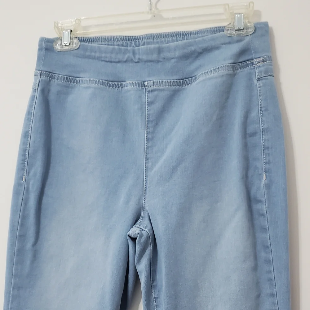 We The Free People Penny Pull On Flare Jeans Voyager Blue Small